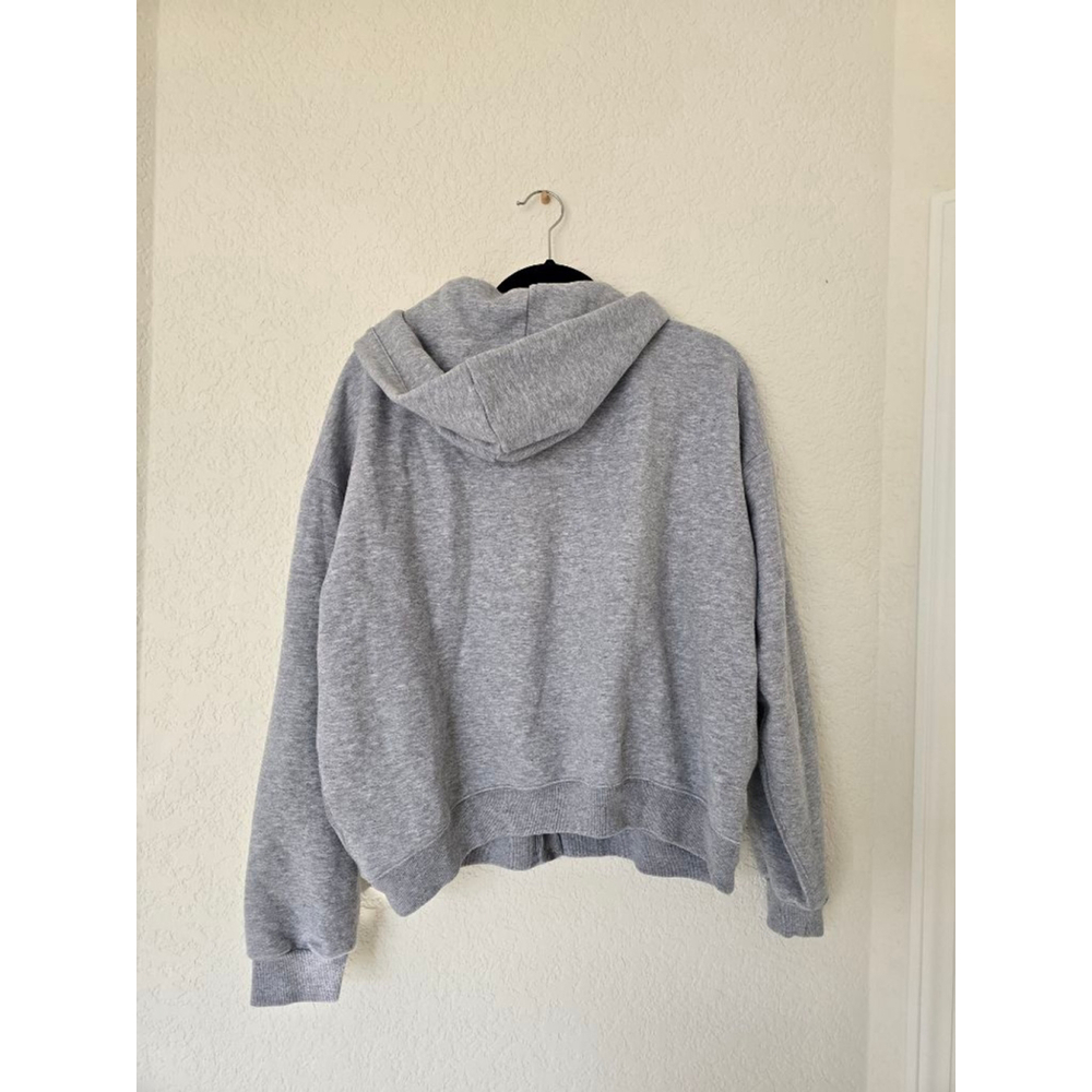 Skims Cotton Fleece Classic Zip Up Jacket Size XL - Picture 3 of 5